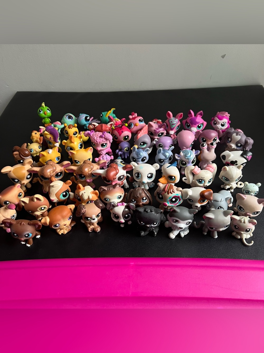 Littlest Pet Shop Huge Lot 65+ Authentic LPS. Vintage, Rare, Cats, Dogs, Deer